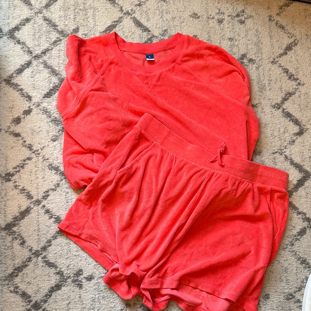 Terry Cloth Lounge Set